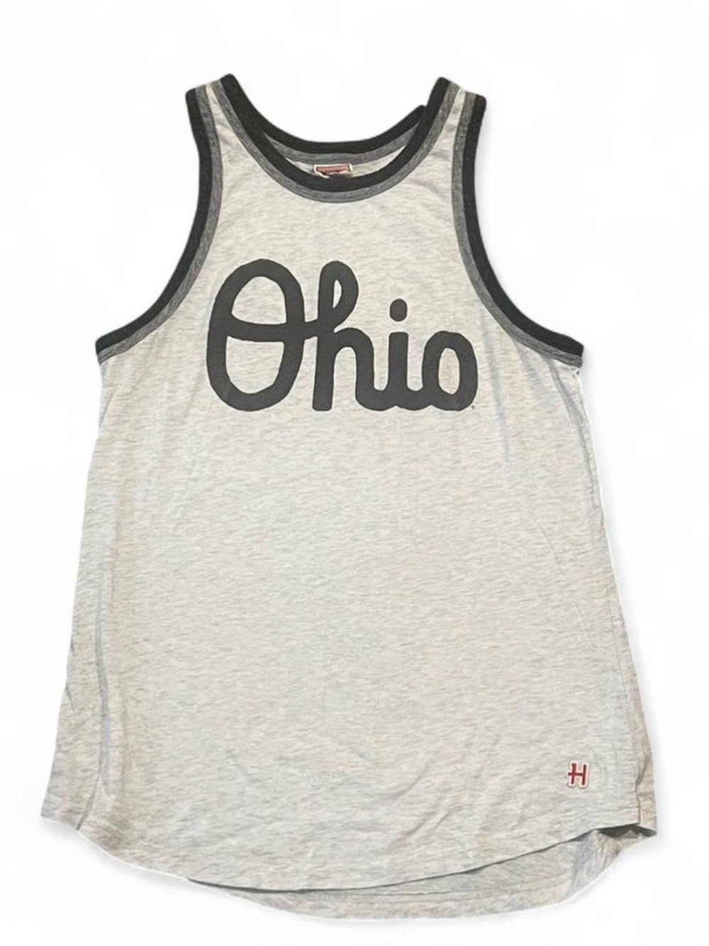 HOMAGE Light Gray & Black "Ohio" Tank Top